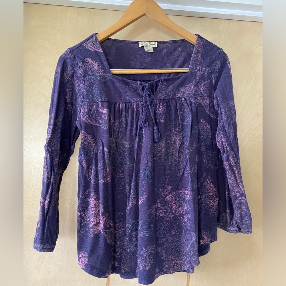 Lucky Brand Peasant Blouse